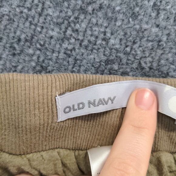 Old Navy Mens Cargo Jogger Pants Tan Size L Pockets Drawstring - Picture 10 of 11